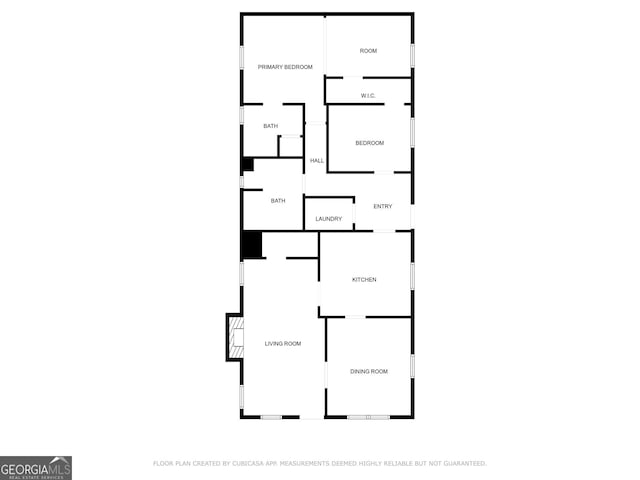 206 Brown St, Carrollton, GA 30117 - room layout