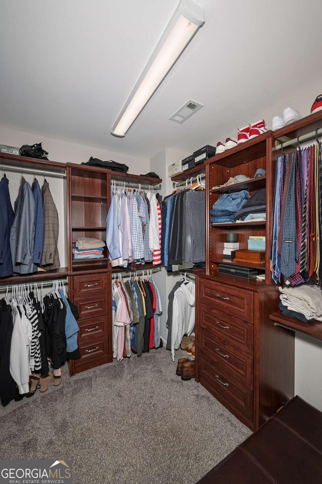 1409 Echo Mill Dr, Powder Springs, GA 30127 - walk in closet featuring carpet floors