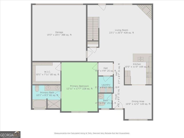 5880 Garden Cir, Douglasville, GA 30135 - floor plan / room layout