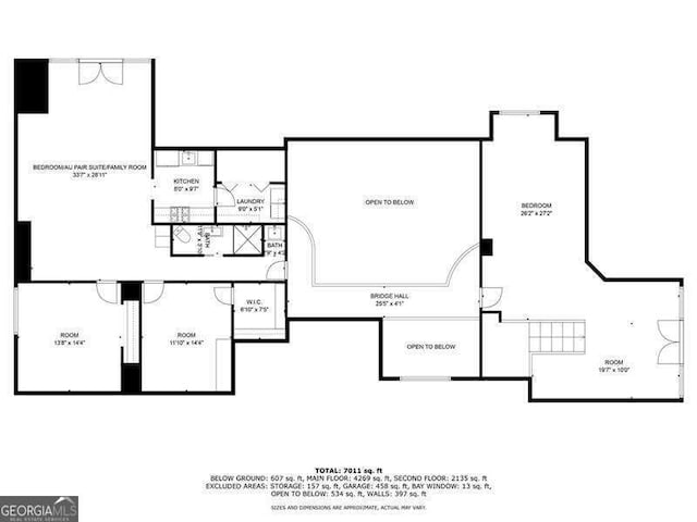 511 Pine Valley Rd SE, Marietta, GA 30067 - view of floor plan / room layout