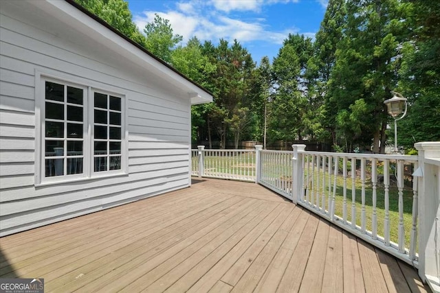 2820 Channing Way, Cumming, GA 30040 - deck with view of scattered trees