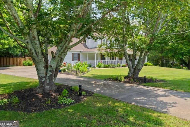 2820 Channing Way, Cumming, GA 30040 - obstructed view of property with covered porch