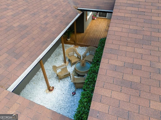 2674 Skylane Dr, Marietta, GA 30062 - exterior view of roof with shingles