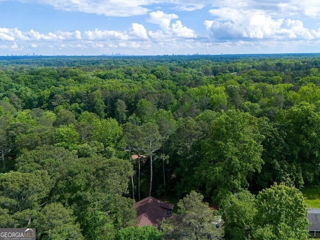 2674 Skylane Dr, Marietta, GA 30062 - aerial view of a heavily wooded area