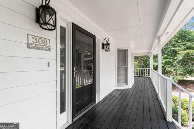 308 Golden Ct, Canton, GA 30114 - view of wooden porch