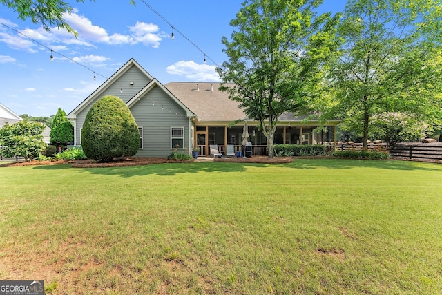 25 Wicklow Ct, Hoschton, GA 30548 - back of property with a sunroom