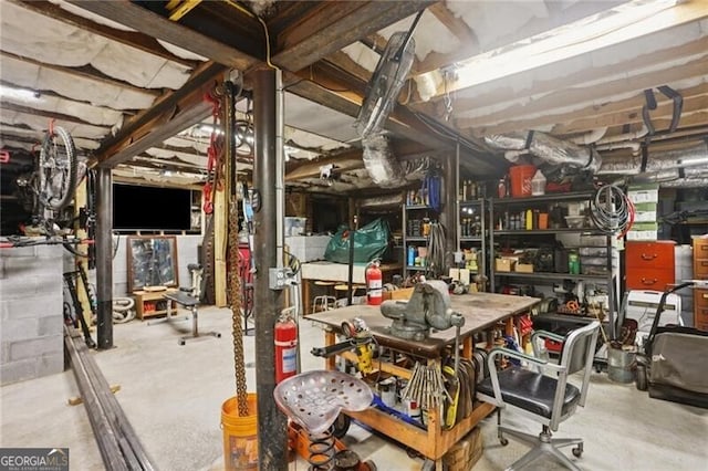 27 Sessions St NW, Marietta, GA 30060 - view of unfinished below grade area