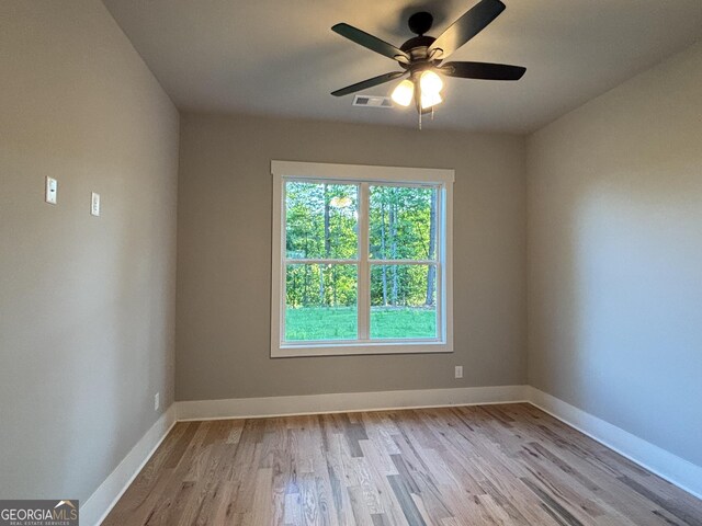 5680 Mack Way, Gainesville, GA 30506 - spare room with light wood-style floors and ceiling fan