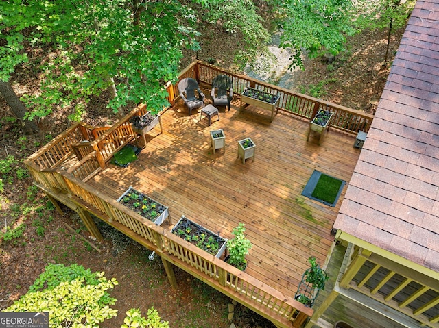 367 Woodbrier, Sautee Nacoochee, GA 30571 - view of deck
