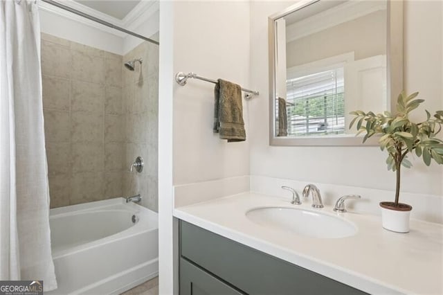 306 Masons Row, Marietta, GA 30060 - bathroom featuring shower / bath combo and vanity