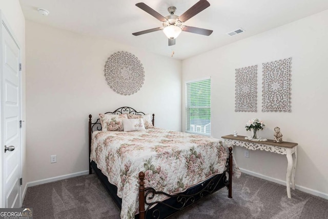 113 Waterside Dr, Calhoun, GA 30701 - bedroom featuring carpet flooring, baseboards, and ceiling fan