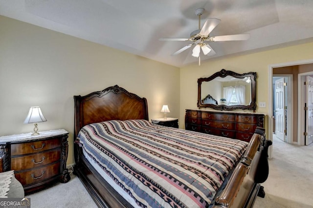 1818 Mcconnell Rd, Grayson, GA 30017 - bedroom with light carpet and ceiling fan