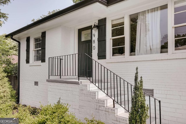 980 Oglethorpe Ave, Athens, GA 30606 - doorway to property with brick siding