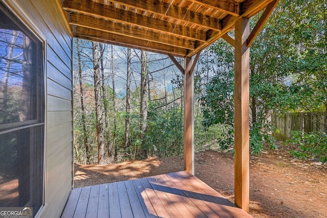 189 Privet Cir, Suwanee, GA 30024 - view of wooden terrace