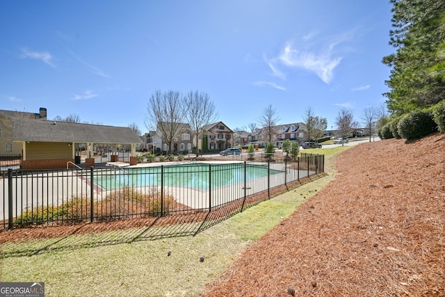 189 Privet Cir, Suwanee, GA 30024 - community pool with a residential view