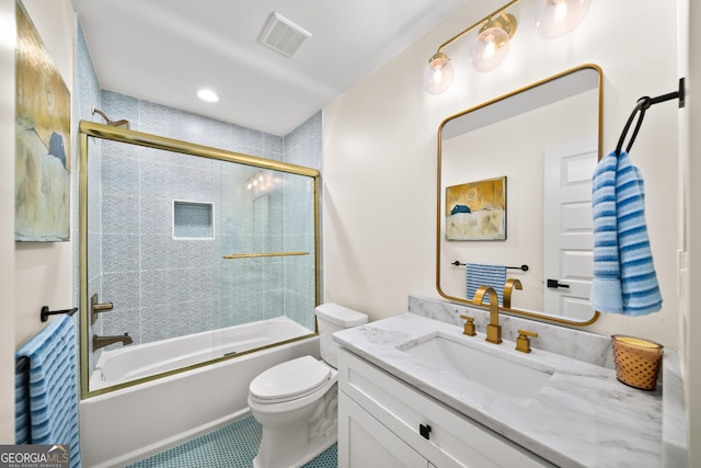 308 Reed St, Scottdale, GA 30079 - full bathroom featuring vanity and enclosed tub / shower combo