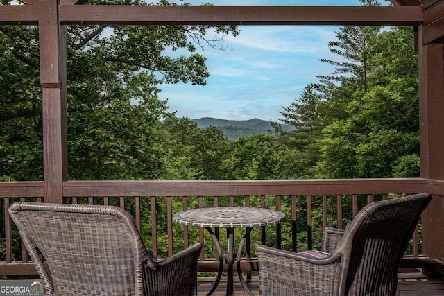 573 Hiawatha Trl, Blue Ridge, GA 30513 - view of balcony