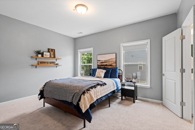 6045 Stargazer Way, Cumming, GA 30028 - bedroom with light colored carpet and baseboards