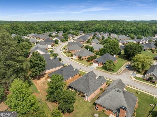 115 Pinnacle Ln, Mcdonough, GA 30253 - aerial view of property's location with nearby suburban area and a forest
