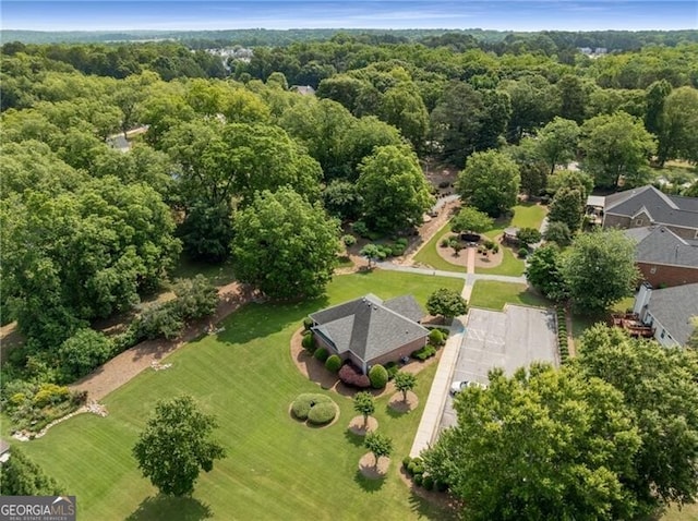 115 Pinnacle Ln, Mcdonough, GA 30253 - bird's eye view of a heavily wooded area