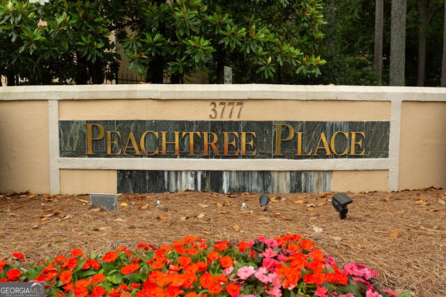 3777 Peachtree Rd NE Unit 1112, Brookhaven, GA 30319 - view of community / neighborhood sign