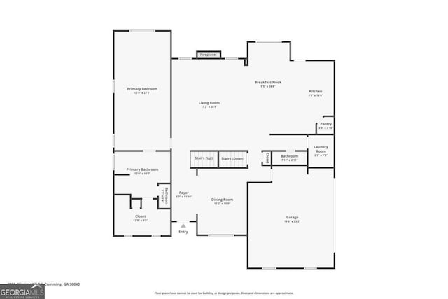 2855 Pilgrim Mill Rd, Cumming, GA 30041 - view of home floor plan