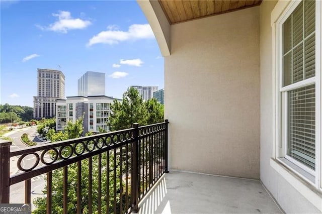 3635 Paces Cir Unit 1405, Atlanta, GA 30326 - balcony featuring a view of city