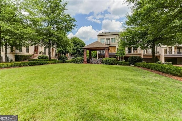 3635 Paces Cir Unit 1405, Atlanta, GA 30326 - view of green lawn with a gazebo
