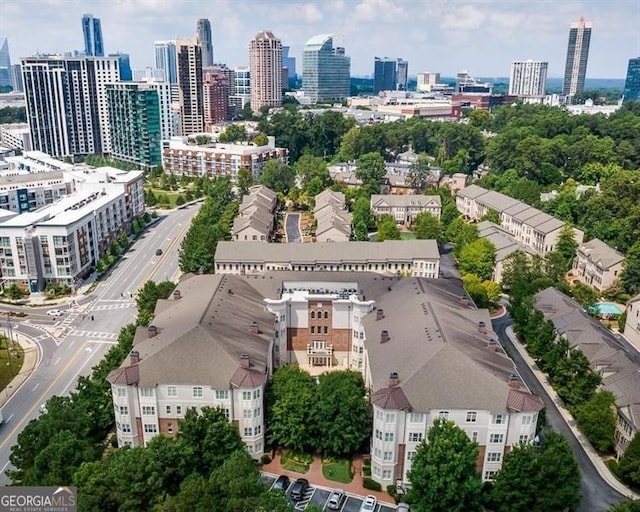 3635 Paces Cir Unit 1405, Atlanta, GA 30326 - drone / aerial view of skyline