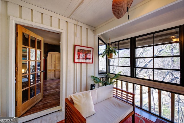227 Shakespeare Dr # 303, Clayton, GA 30525 - sunroom / solarium featuring french doors