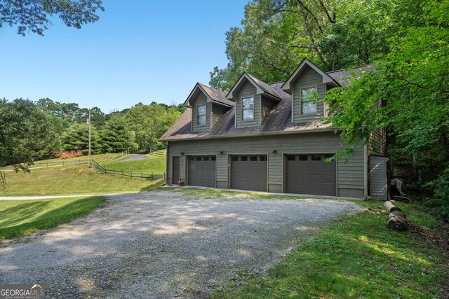 534 Mountainside Dr, Rabun Gap, GA 30568 - view of property exterior with driveway