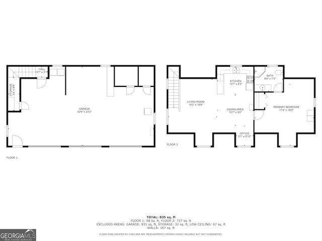 534 Mountainside Dr, Rabun Gap, GA 30568 - room layout