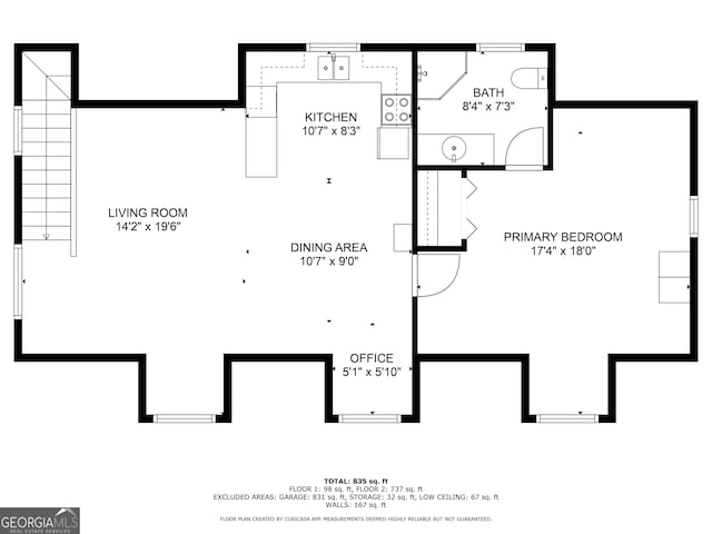 534 Mountainside Dr, Rabun Gap, GA 30568 - property floor plan