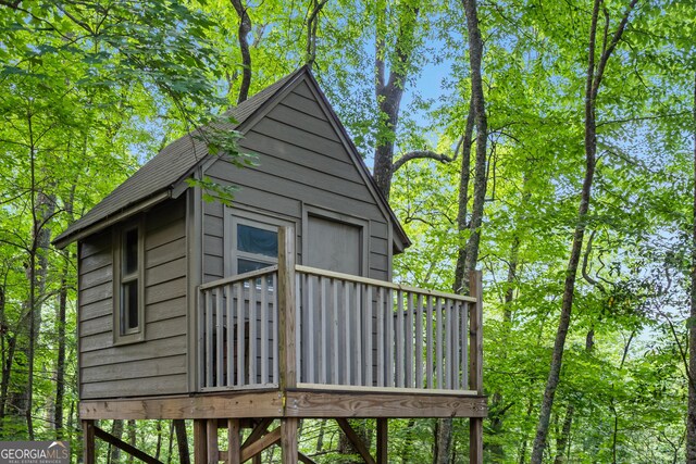 534 Mountainside Dr, Rabun Gap, GA 30568 - view of outbuilding