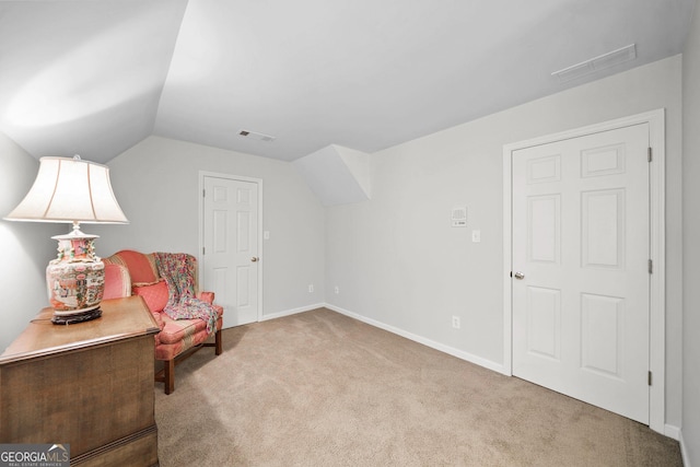 120 Forest Breeze Cv, Alpharetta, GA 30022 - living area with carpet and vaulted ceiling