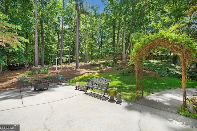120 Forest Breeze Cv, Alpharetta, GA 30022 - view of patio / terrace