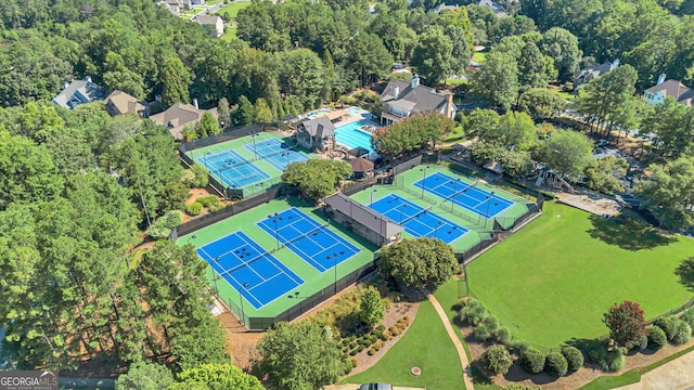 120 Forest Breeze Cv, Alpharetta, GA 30022 - bird's eye view