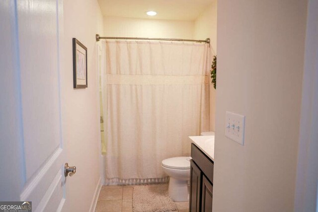 6298 Pierless Ave, Sugar Hill, GA 30518 - full bath featuring vanity, tile patterned floors, and shower / tub combo