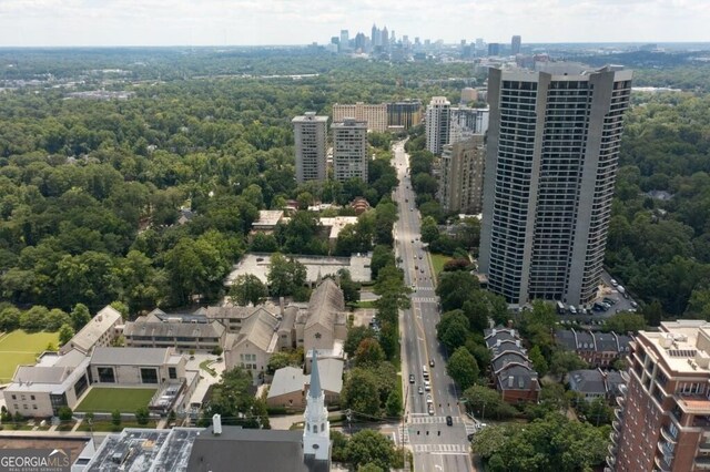 2734 Peachtree Rd NW Unit C-404, Atlanta, GA 30305 - view of urban area with a heavily wooded area