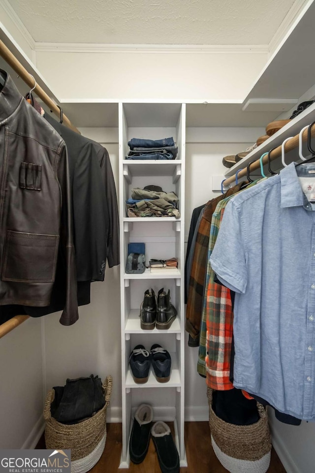 2060 Simonton Bridge Rd, Watkinsville, GA 30677 - spacious closet featuring wood finished floors