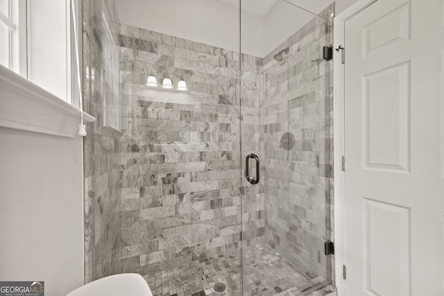 85 Bloomfield Way, Sharpsburg, GA 30277 - full bathroom with a stall shower