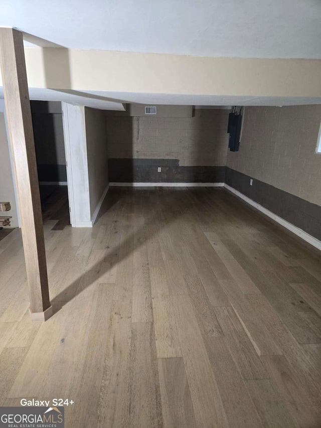 2812 Maple Rd SE, Rome, GA 30161 - finished below grade area featuring wood finished floors and baseboards