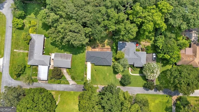 612 Oakcrest Dr, Rockmart, GA 30153 - aerial overview of property's location with nearby suburban area