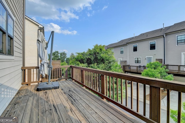 3360 Pickens St, Duluth, GA 30096 - view of wooden deck