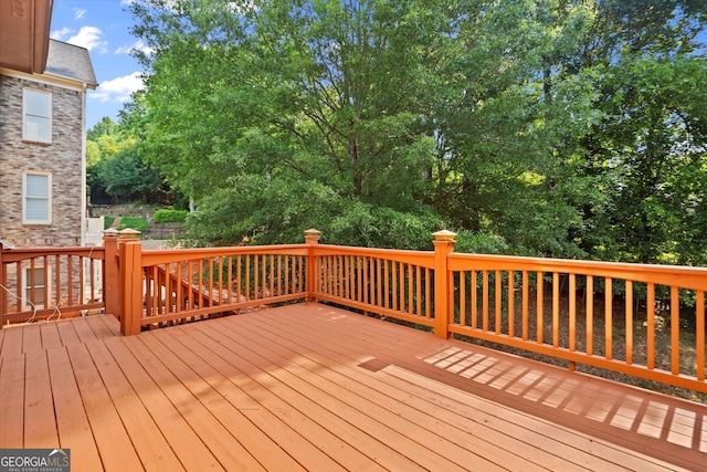 10565 Highgate Manor Ct, Duluth, GA 30097 - view of wooden deck