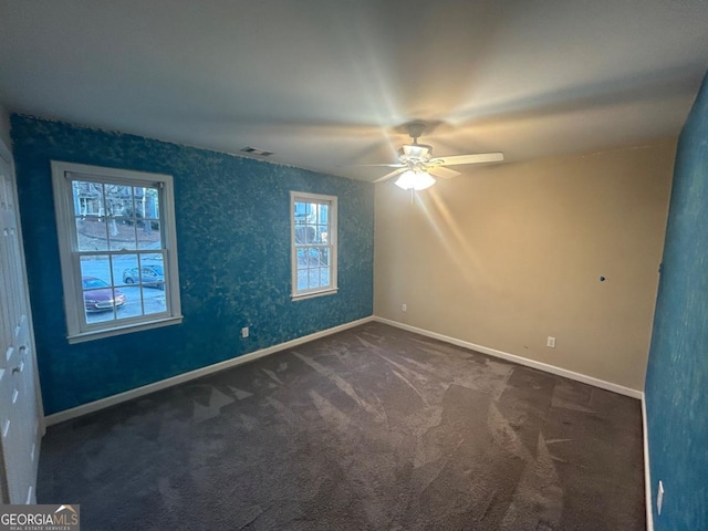3808 Holy Cross Ct, Decatur, GA 30034 - carpeted spare room featuring ceiling fan and baseboards