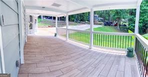 241 Sarann Ct NW, Lilburn, GA 30047 - view of deck