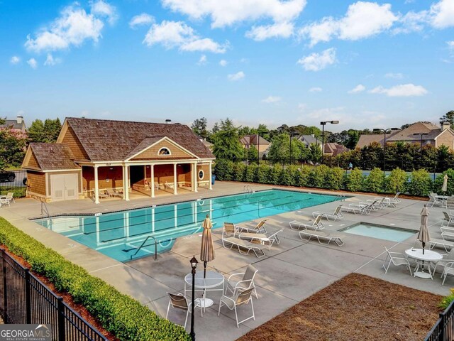 1835 Henley Way, Alpharetta, GA 30009 - community pool with a patio