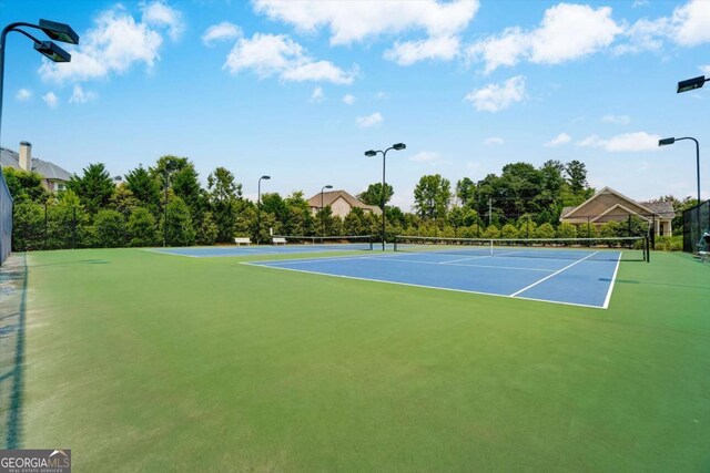 1835 Henley Way, Alpharetta, GA 30009 - view of tennis court with community basketball court