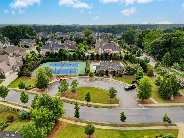 1835 Henley Way, Alpharetta, GA 30009 - aerial perspective of suburban area